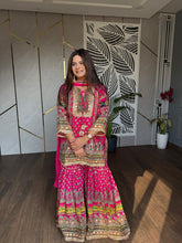 Pure crepe garara suit